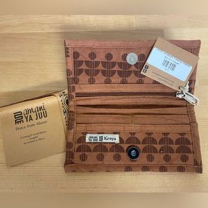 Amani Africa folding wallet NWT